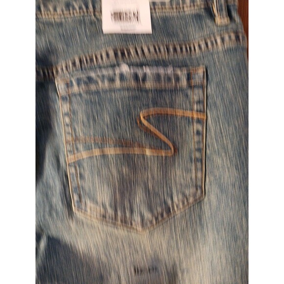 Liz & Co "Chelsea" Stretch Jeans Antique Wash BLUE JEANS Womens 16Reg Mid-Rise - Picture 10 of 16